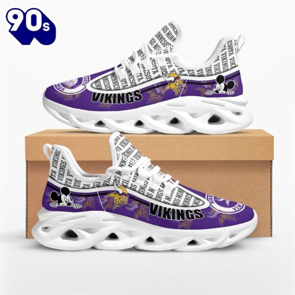 NFL Minnesota Vikings Mickey Mouse Max Soul Shoes