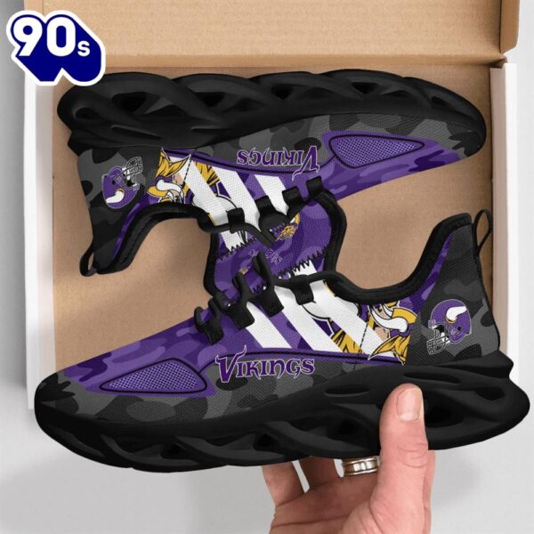 NFL Minnesota Vikings Military Camouflage M Soul Shoes