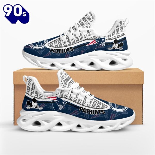 NFL New England Patriots Mickey Mouse Max Soul Shoes