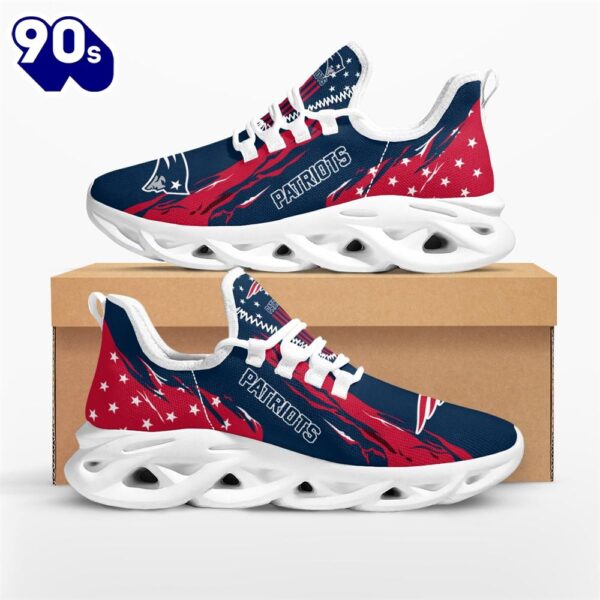 NFL New England Patriots Stars and Stripes M Soul Shoes