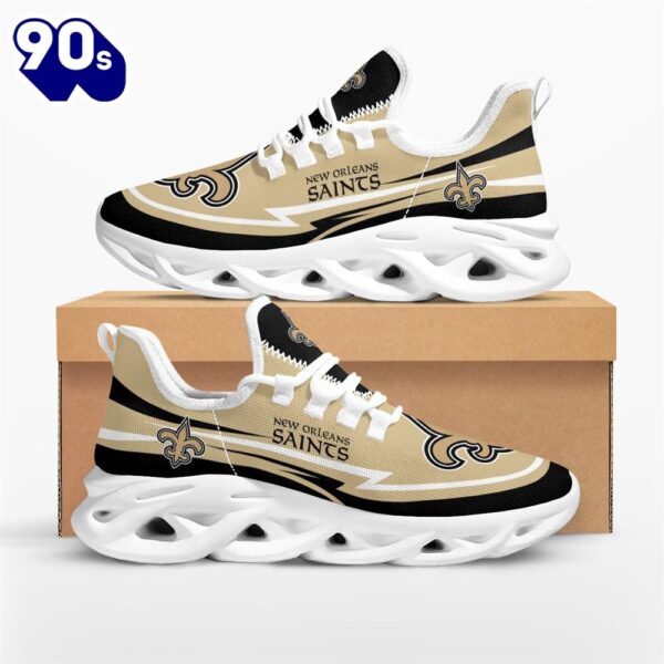 NFL New Orleans Saints Are Coming Curves Max Soul Shoes