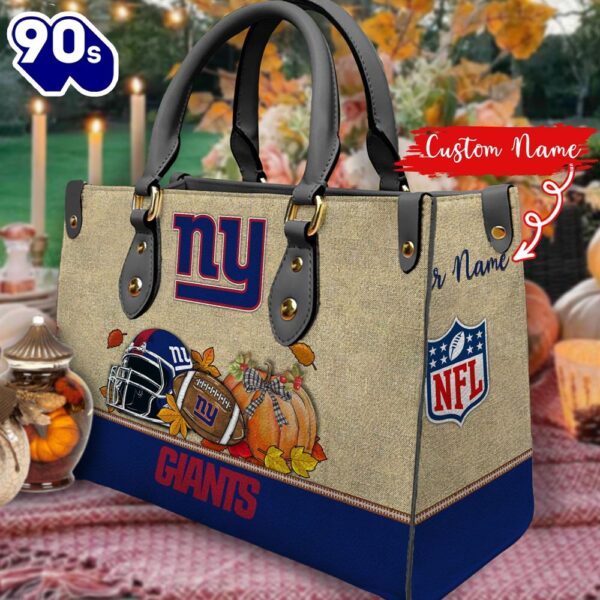NFL New York Giants Autumn Women Leather Hand Bag 2208DS005