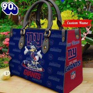 NFL  New York Giants Donald Duck Retro Women Leather BagBag