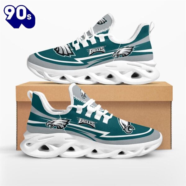 NFL Philadelphia Eagles Are Coming Curves Max Soul Shoes