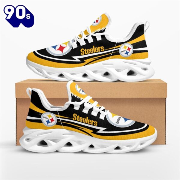 NFL Pittsburgh Steelers Are Coming Curves Max Soul Shoes