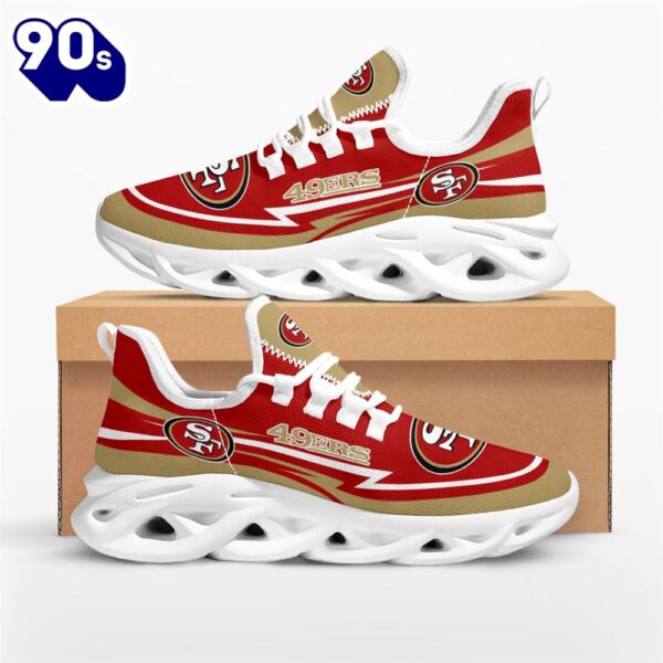 NFL San Francisco 49ers Are Coming Curves Max Soul Shoes