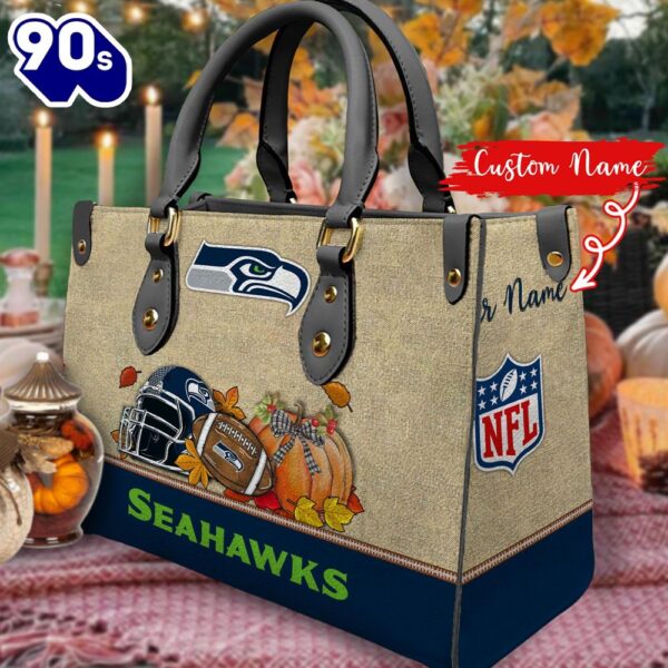NFL Seattle Seahawks Autumn Women Leather Hand Bag 2208DS005