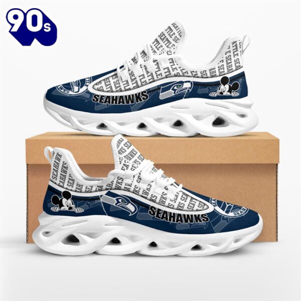 NFL Seattle Seahawks Mickey Mouse Max Soul Shoes