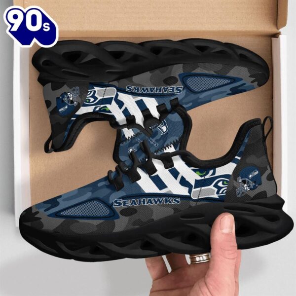 NFL Seattle Seahawks Military Camouflage M Soul Shoes