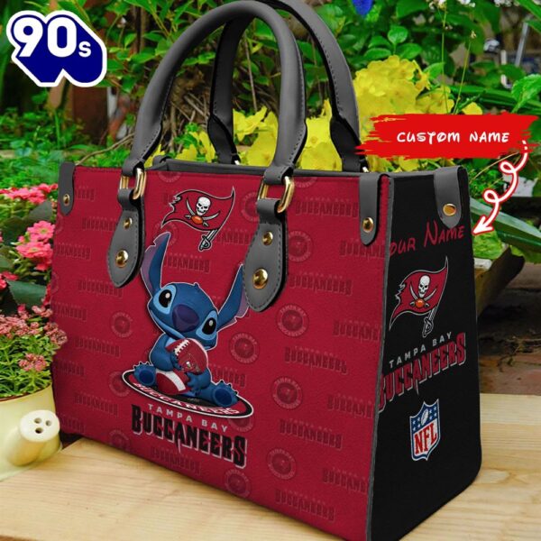 NFL Tampa Bay Buccaneers Stitch Women Leather Hand Bag
