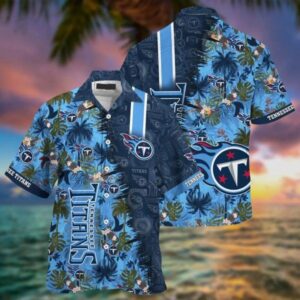 NFL Tennessee Titans Flowers Navy…