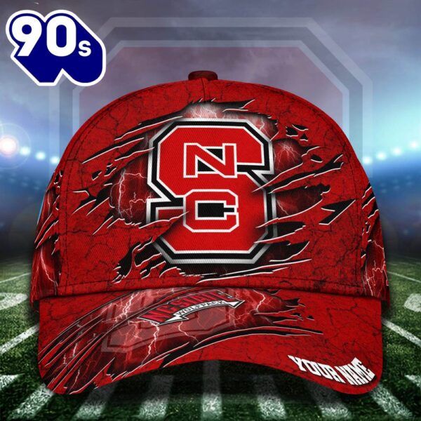 Nc State Wolfpack Cap Custom Your Name And Number NCAA Cap