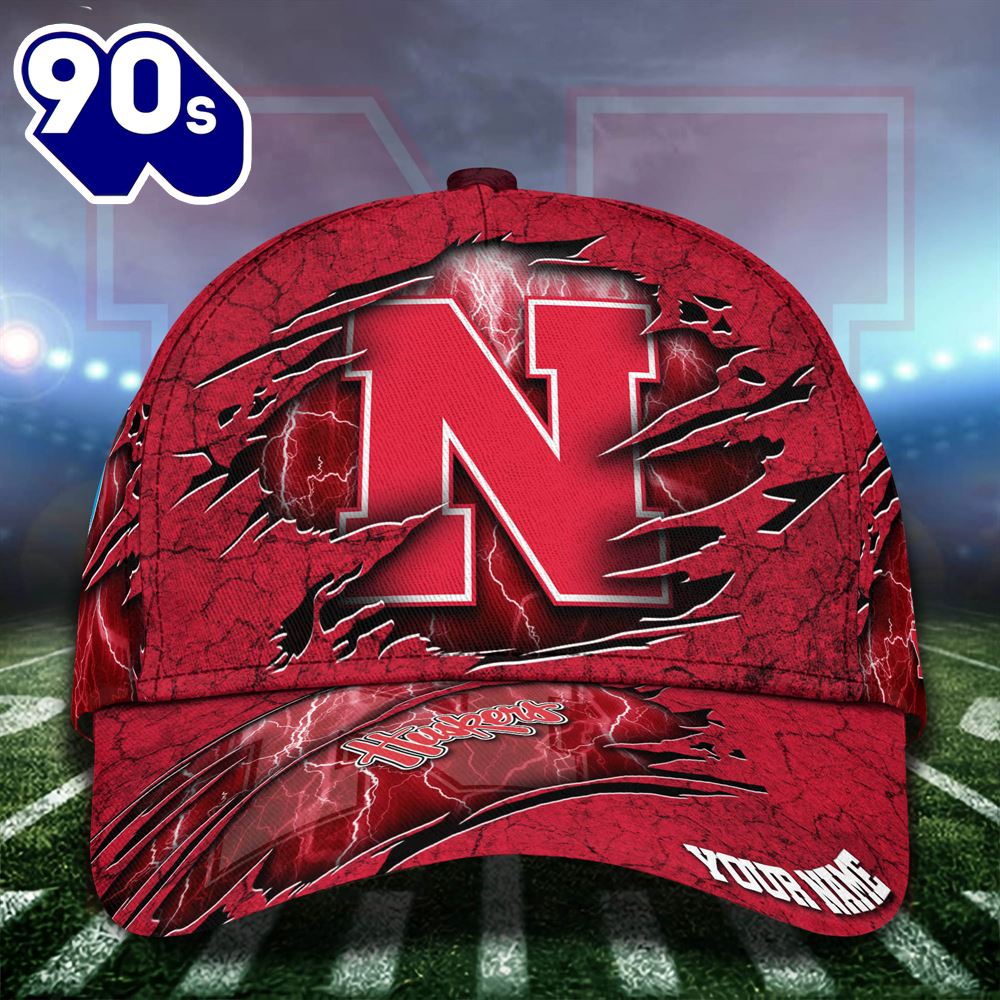 Nebraska Cornhuskers Cap Custom Your Name And Number NCAA Cap