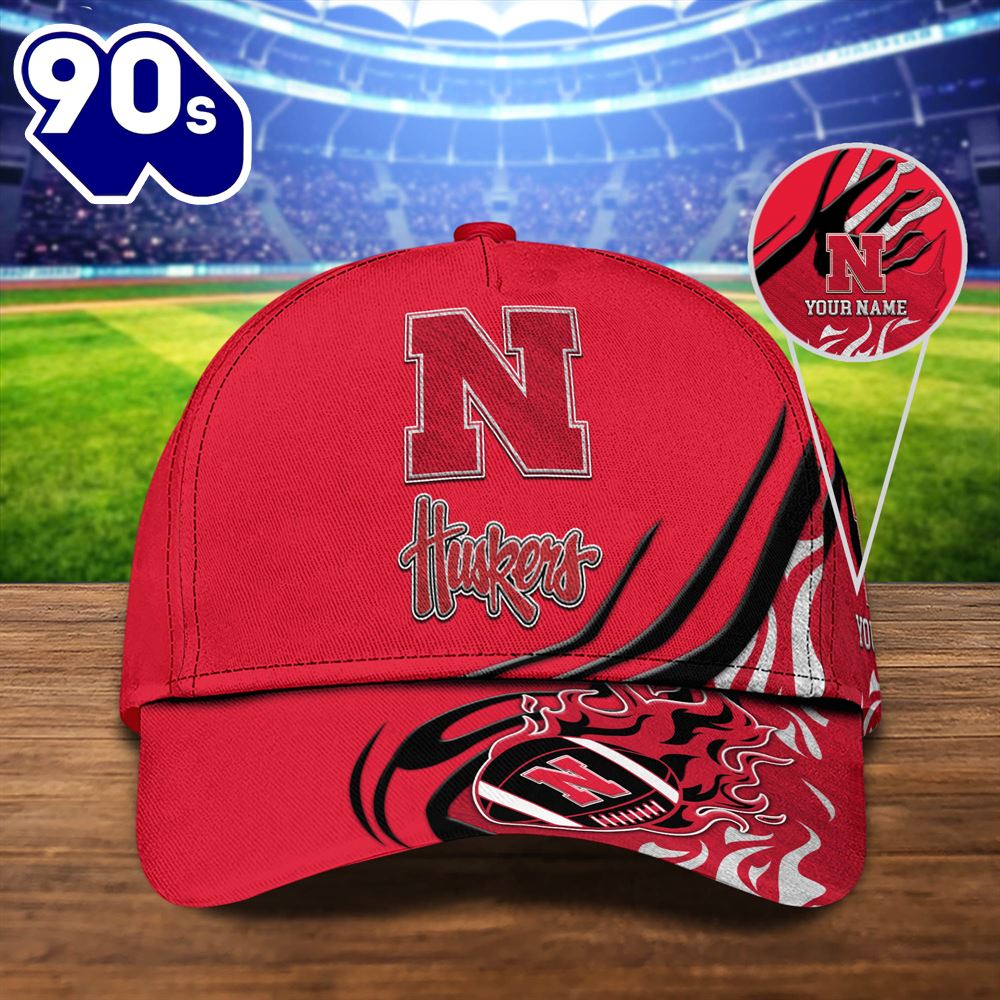 Nebraska Cornhuskers Sport Cap Personalized Your Name NCAA Cap
