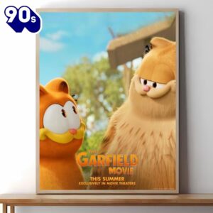 New Poster For The Garfield Movie Summer 2024 Exclusively In Movie Theaters Home Decor Poster