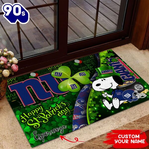New York Giants NFL-Custom Doormat The Celebration Of The Saint Patrick’s Day