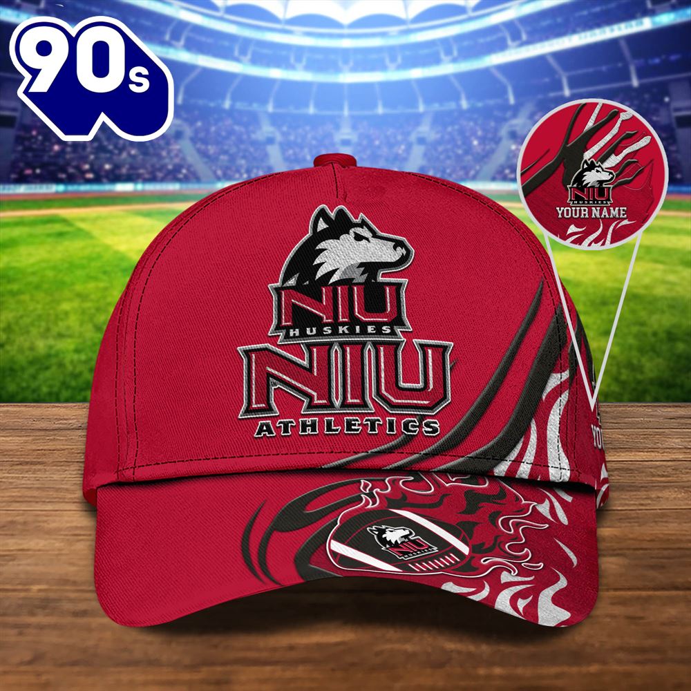 Northern Illinois Huskies Sport Cap Personalized Your Name NCAA Cap