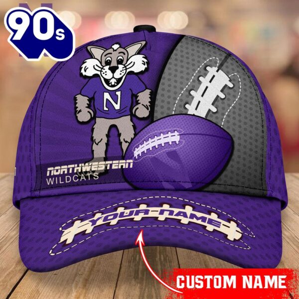 Northwestern Wildcats Sneaker Custom  NCAA Cap