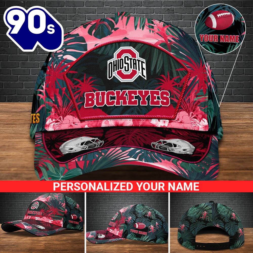 Ohio State Buckeyes Football Team Cap Personalized Your Name NCAA Cap
