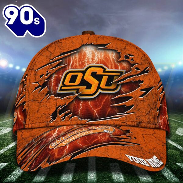 Oklahoma State Cowboys Cap Custom Your Name And Number NCAA Cap