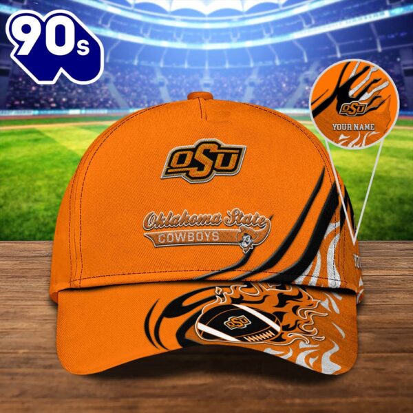 Oklahoma State Cowboys Sport Cap Personalized Your Name NCAA Cap