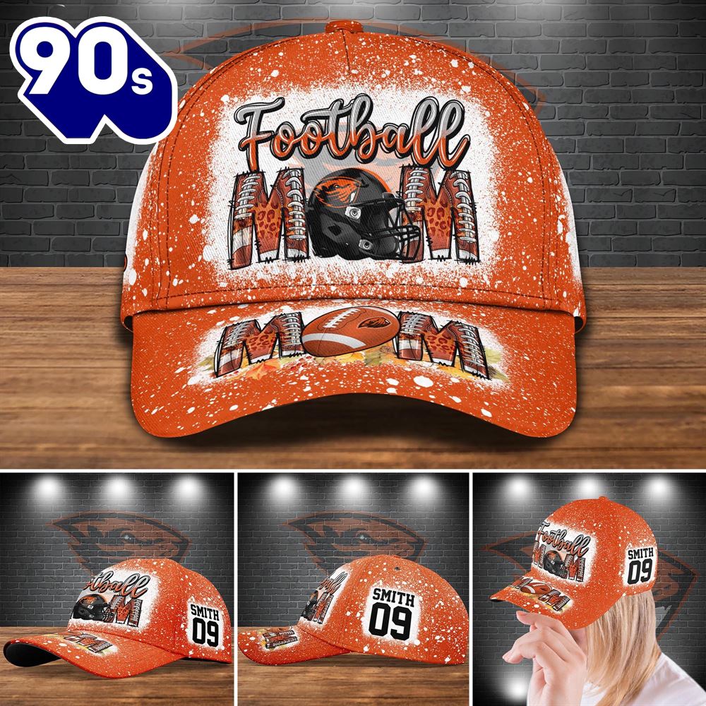 Oregon State Beavers Bleached Cap Custom Your Name And Number NCAA Cap