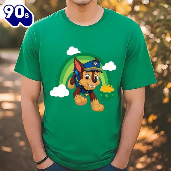 Paw Patrol St. Patrick’s Day Chase The Rainbow T-Shirt