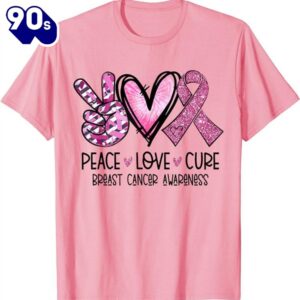 Peace Love Cure Pink Ribbon…