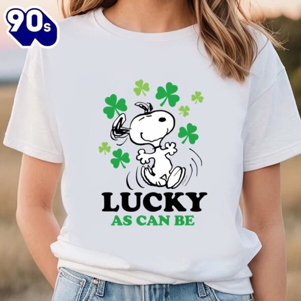 Peanuts Happy St. Patrick’s Day With Snoopy T-Shirt