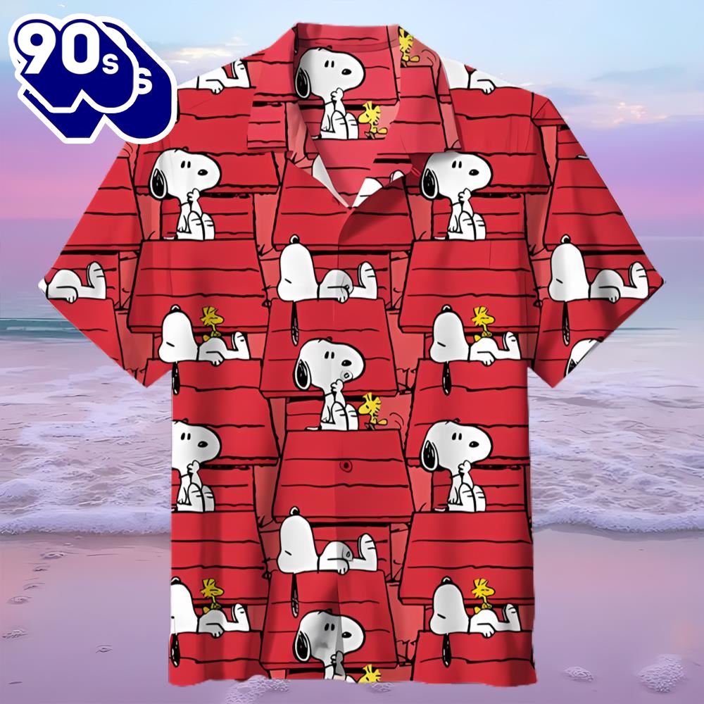 Peanuts Snoopy Cartoons Summer Hawaiian Shirt