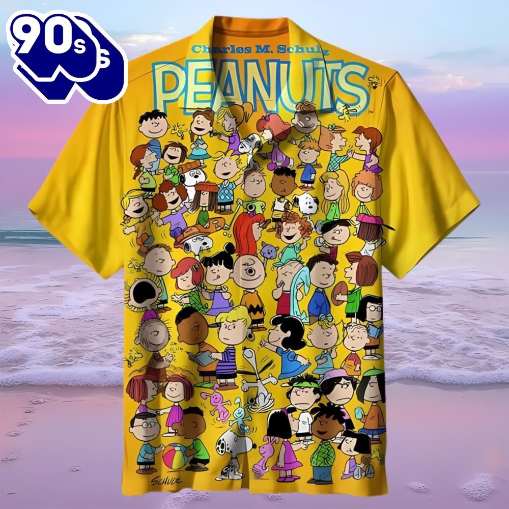 Peanuts Snoopy Cartton Beach Summer Hawaiian Shirt