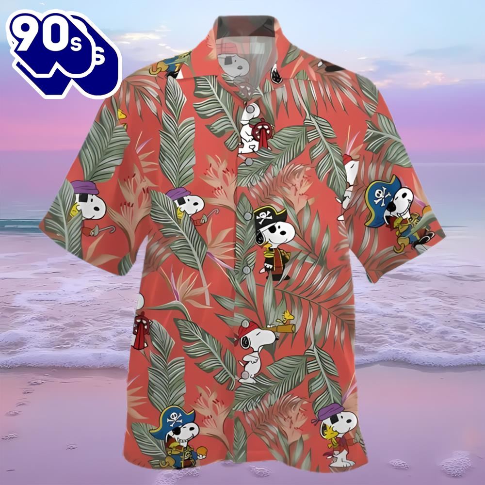 Peanuts Snoopy Hawaii Shirt For Men