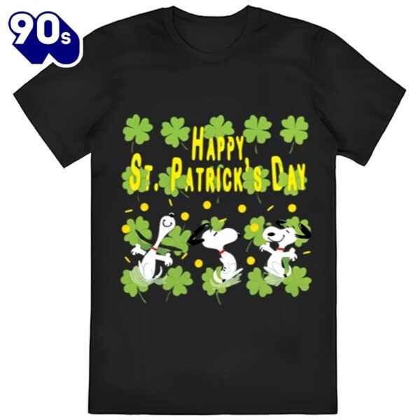 Peanuts Snoopy St Patrick’s Day Shirt, Cartoon Snoopy Shirt