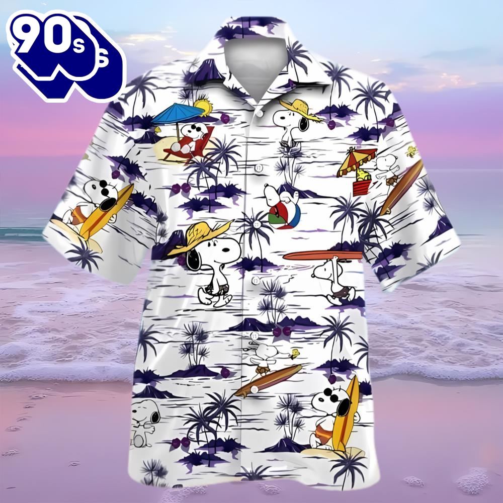 Peanuts Snoopy Summer Vacation Hawaiian Shirt