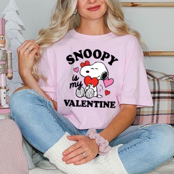 Peanuts Valentine Shirt Snoopy Is My Valentine T-Shirt