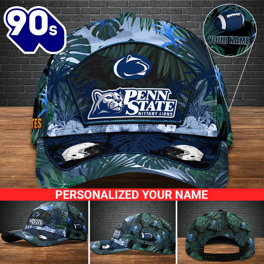Penn State Nittany Lions Football Team Cap Personalized Your Name NCAA Cap