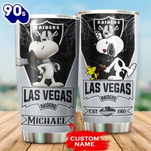 Personalized Las Vegas Raiders Snoopy…