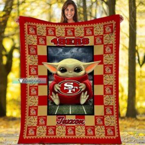 Personalized Name Baby Yoda 49ers…