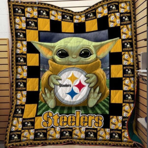 Pittsburgh Steelers Baby Yoda Qilt…