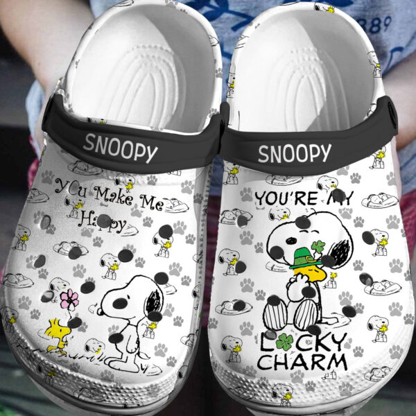 Playful Peanuts Snoopy Crocs 3D Clog Shoes