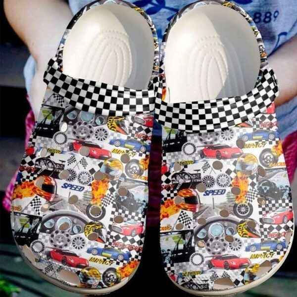 Racing Car Classic Clogs Shoes