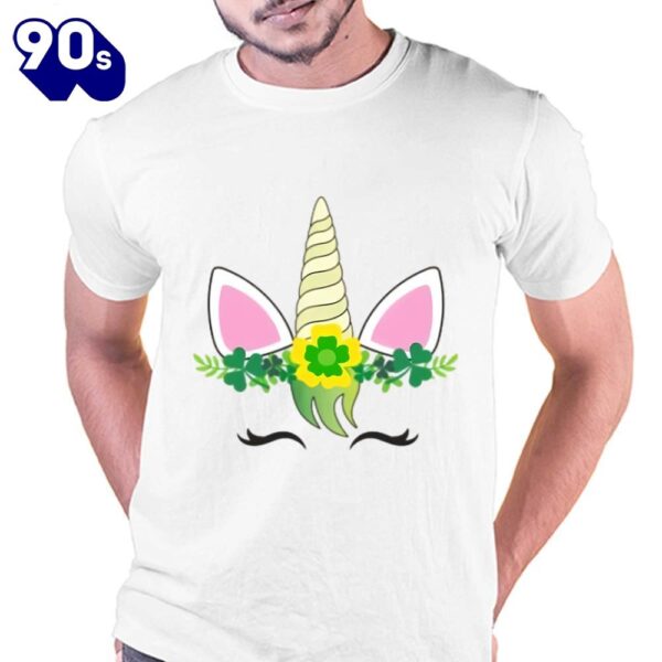 Rainbow Unicorn St Patricks Day Leprechaun Lepricorn T-Shirt