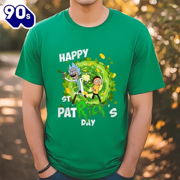 Rick And Morty Happy St Patrick Day Shirt