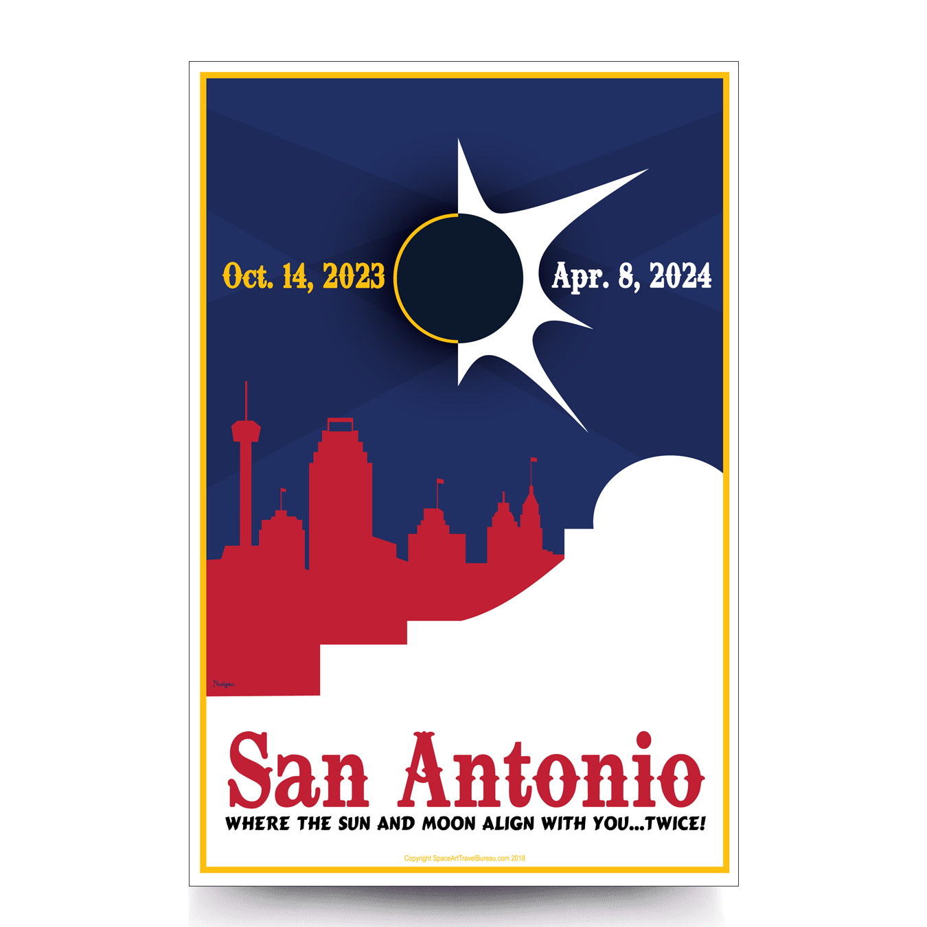 San Antonio, Tx Eclipse 2023…