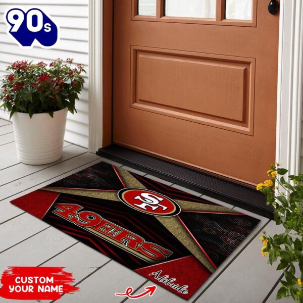 San Francisco 49ers NFL-Custom Doormat For Sports Enthusiast This Year