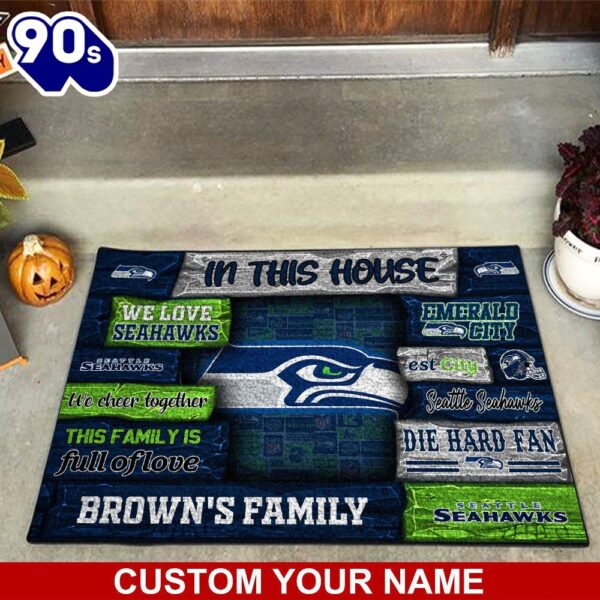 Seattle Seahawks NFL-Custom Doormat For Couples This Year