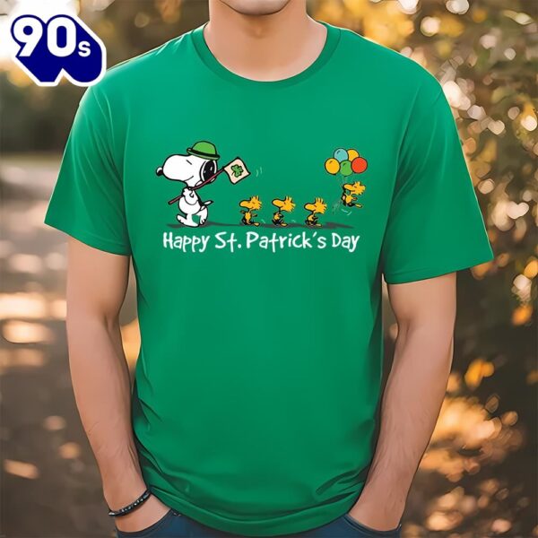 Shamrock Snoopy St Patricks Day Shirt Happy St Patricks Day Shirts