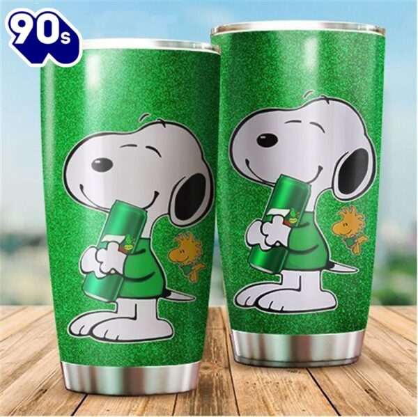 Snoopy 7up  Gift For Lover Travel Tumbler