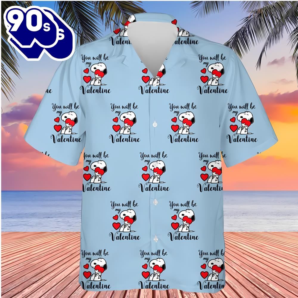 Snoopy And Valentine Lover Gifts Hawaiians Shirt