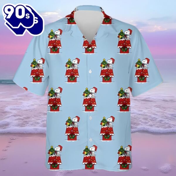 Snoopy Celebrate Christmas With Woodstock Hawaiians Shirt